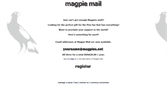 Desktop Screenshot of email.magpies.net
