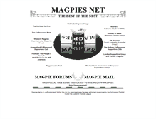 Tablet Screenshot of magpies.net