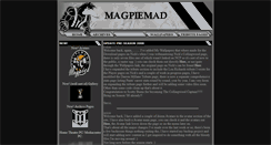 Desktop Screenshot of magpiemad.magpies.net